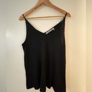 Michael Stars Breezy black v-neck spaghetti strap